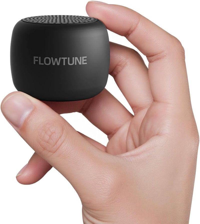 FLOWTUNE Sound Machine White Noise Machine for Baby Adults, Mini Portable Sound Machine for Travel, 6H Timer, 18 Soothing Sleep Sounds Gift (Black) - Image 1